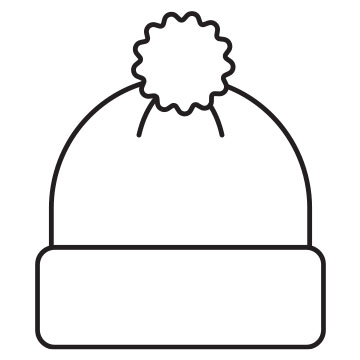 CUFF TOQUE With POM POM 