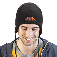 Acrylic / Polyester Fleece~Helmet Toque, Rib knit 