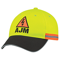 Polycotton / Polyester~6 Panel Constructed Full-Fit (Reflective, Safety)