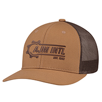 Duck Canvas / Polyester Mesh, 6 Panel Constructed Pro-Round (Mesh Back) 