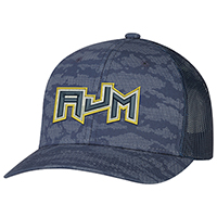 Cotton Drill / Nylon Mesh / Polyester Mesh~6 Panel Constructed Pro-Round (Urban Camo, Mesh Back)