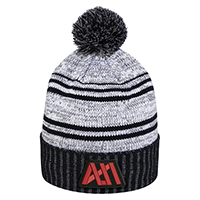 Acrylic / Polyester Micro Fleece, Cuff Toque (Pom Pom 8cm)