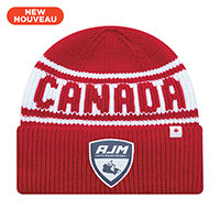 Acrylic~Cuff Toque with Flat Seams (Canada)