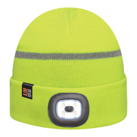 Acrylic~Cuff Toque with LED light (Reflective, Safety)