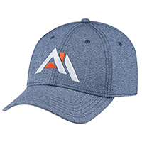 Polyester Heather & Spandex~6 Panel Constructed Contour (A-Class)