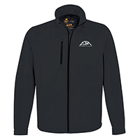 Men's Performance Seasonal Softshell Jackets :: 94% Polyester / 6% Spandex, 3-Layer Bonded Softshell