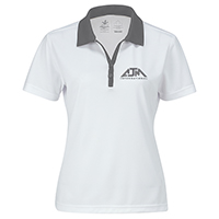 Women's Performance Two-Tone Polos :: 100% Polyester Pique Knit. 155g/m2 (4.5 oz/yd2)