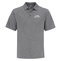 Performance Heather Polos :: 100% Polyester Pique Knit. 155g/m2 - 4.5oz/yd2